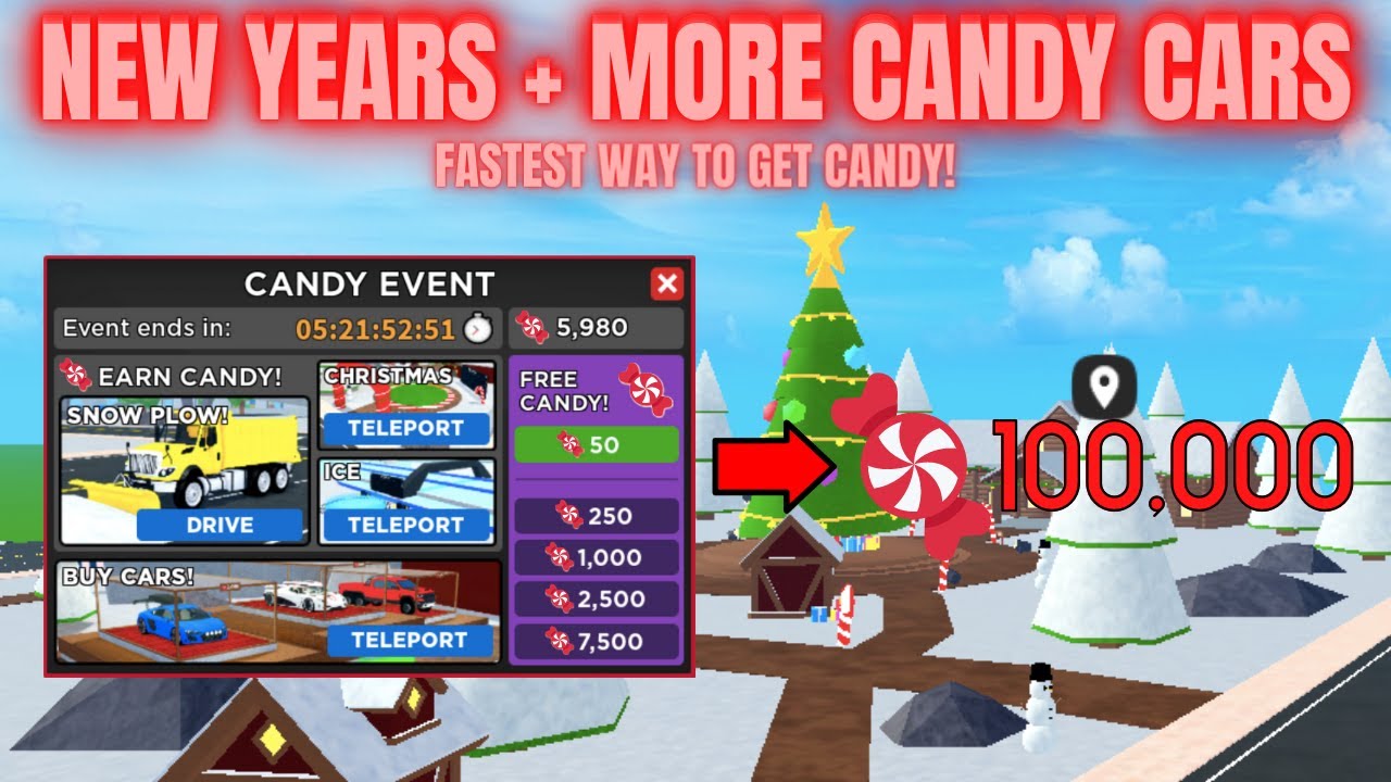 *NEW YEARS* UPDATE In Car Dealership Tycoon (How To Get Candy FAST
