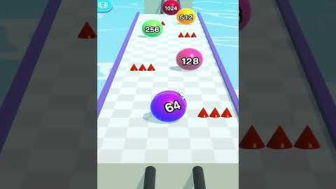 BALL 🎱 RUN 2048 - All Levels Gameplay Walkthrough Android, iOS | #Shorts