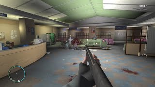 GTA 4 - First Person Hospital Massacre + Six Star Escape