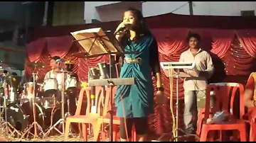 super singer srinisha singing Naadham en jeevaney song