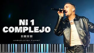 Rels B - Ni 1 Complejo (Piano cover | Tutorial | Karaoke)