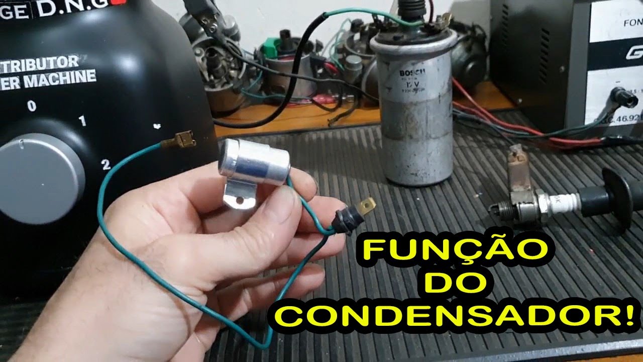 QUAL A FUNÇÃO DO CONDENSADOR NA IGNIÇÃO A PLATINADO