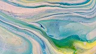 Sandwich-layered Flip Cup using Pearlescent Base Coat - BEAUTIFUL tropical colors!