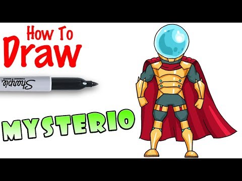 how-t-draw-mysterio-from-spider-man-far-from-home