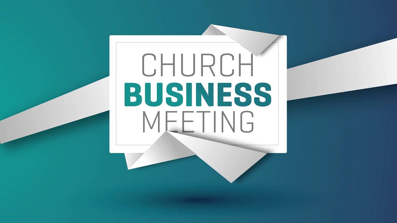 Church Business Meeting Christian PowerPoint YouTube
