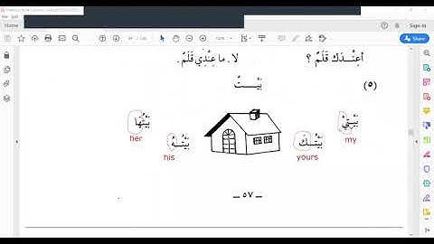 Madina Arabic Book 1 Lesson 10 Part 2 (English)