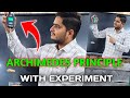 Archimedes Principle Class 9 With Experiment|Gravitation| In Hindi-(हिंदी में) #scienceexperiment