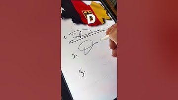#D Letter D Signature examples…