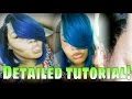 ILLUSION HAIRLINE QUICK WEAVE || NO LEAVE OUT || BUMP A CLOSURE