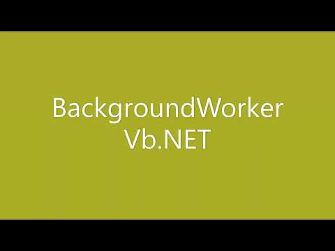How to use a BackgroundWorker :: Vb.NET