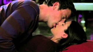 GLEE: Finn +Rachel&#39;s first kiss