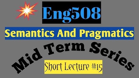 Eng508|| Lesson 15||Short lectures||Midterm Series||@Study with Awan
