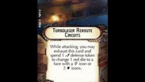 How-to use Turbolasers "Turbolaser Reroute Circuits" - Star Wars Armada Explained (SWAE)