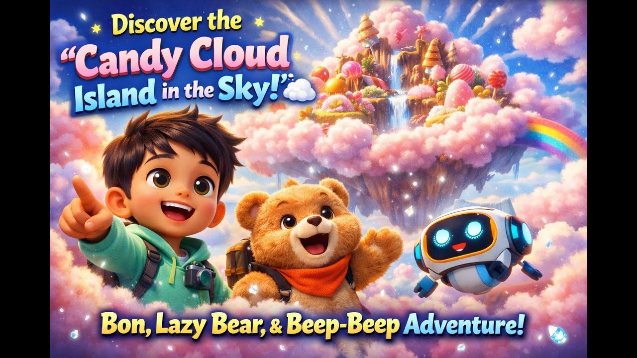 Candy Cloud Island in the Sky! ☁️🍬 Magical Rain Seeds Mission (Kids Adventure Movie)