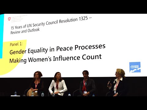 15 Years of UN Security Council Resolution 1325: Review and Outlook