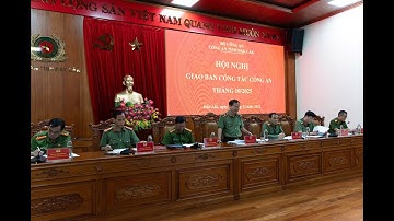 Công an tỉnh Đắk Lắk tổ chức hội nghị giao ban tháng 10 năm 2025