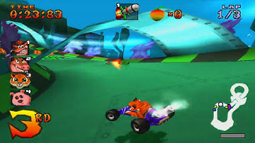 Crash Team Racing - Crystal Cup - Super Hard Mode + Icy Mode