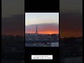 Breathtaking sunset in Paris 〜パリの夕暮れ~January 2022 #shorts