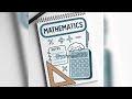 Math Front Page Design: Notebook Cover Page Idea for Projects & Journals!📐📔#shorts #maths #frontpage