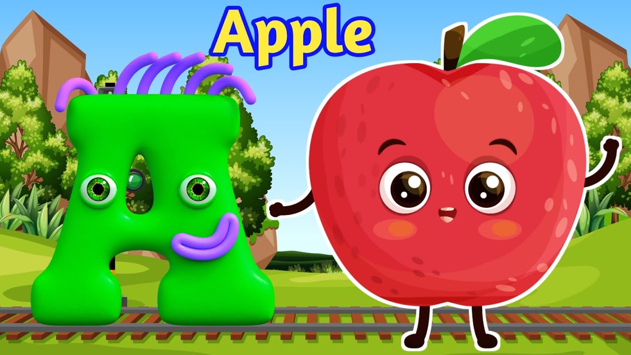ABC Rhymes for Toddlers |A to Z ABC Phonics Song for Kids | Phonics Fun with A for Apple #kidssongs 