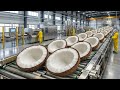 Dentro de la planta de aceite de coco: Del coco al aceite envasado (proceso completo)