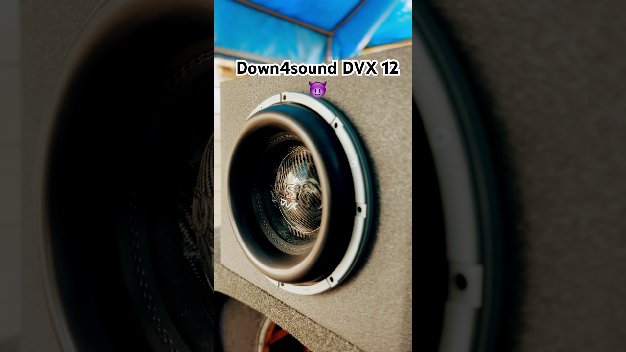 Down4sound dvx 12 subwoofer looking mean 💪  