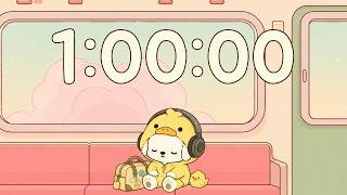 60 Minute Timer 🍃 1 Hour Relaxing lofi timer for Traveling