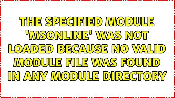 The specified module 