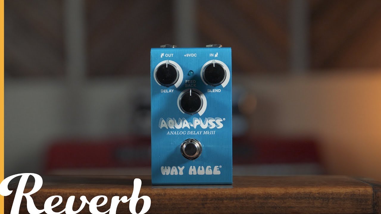 Way Huge Smalls Series Aqua-Puss Analog Delay MkIII | Reverb Demo Video