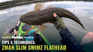 How to Catch Flathead on Soft Plastics - ZMan 2.5" Slim SwimZ screenshot 5