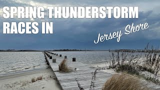 Rare April Thunderstorm Races in at Jersey Shore