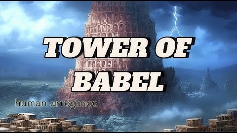The Tower of Babel 🏗️ | Bible Story (Genesis 11)