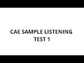 Exam essentials advanced listening sample test 1