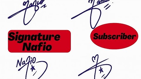 Nafio name signature style||name signature with arooj 