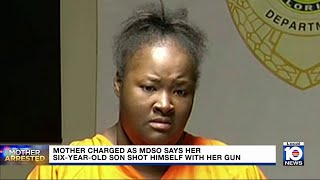 Mother out on bond after son shoots himself, authorities say