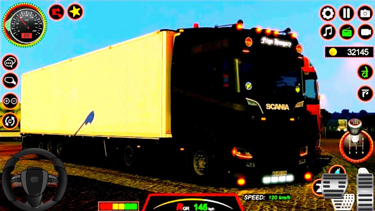 309 auto truck transporter work game truck load drums game android