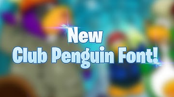 Club Penguin ★ New Font ★ Tutorial in Photoshop CC/CS6/CS5!