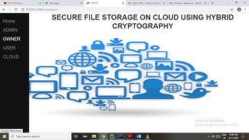 SECURE FILE STORAGE ON CLOUD USING HYBRID CRYPTOGRAPHY - PYTHON