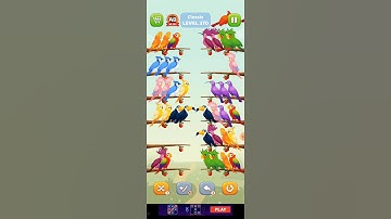 Bird sort puzzle walkthrough #viral #shorts #trending #short #birds