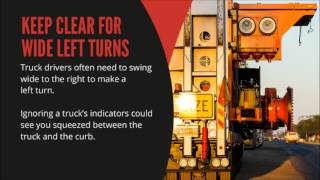 How to avoid truck blind spots