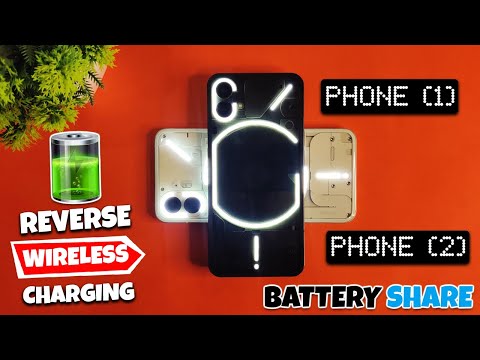 How to Use Battery Share feature on Nothing Phone (1) and Phone (2) 🔥 Reverse Wireless Charging 📲