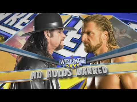Undertaker vs Triple H Wrestlemania 27. The only best nerve racking match ever I've seen.
