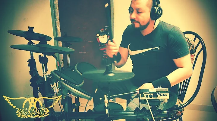 COVER DRUM HOLE IN MY SOUL AEROSMITH BY DAVID QUIN...