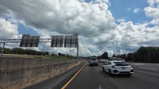 Atlanta 4K Drive 🚘 | Airport to Southside via I‑75 | Relaxing Road Ambience