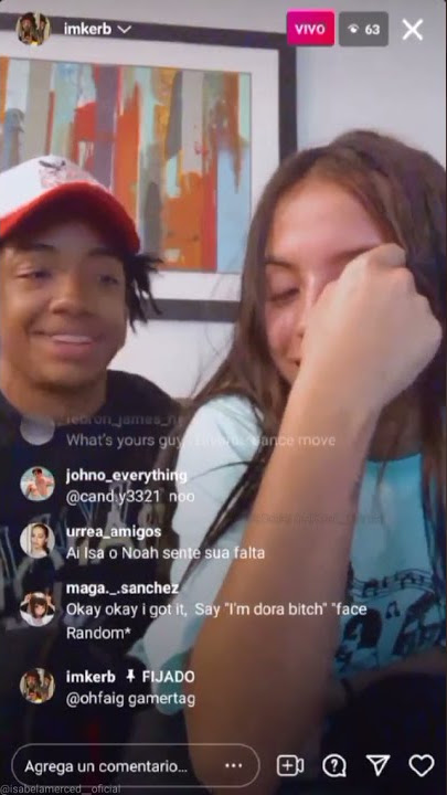 Isabela Merced performs the White Girl Dance on Ig live