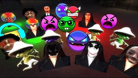 Biden, Geometry Dasah, Clown Aughhhh and Rosalia Smurf Cat ¡¡¡ #garrys_mod Nextbot ¡¡¡  (Gmod)