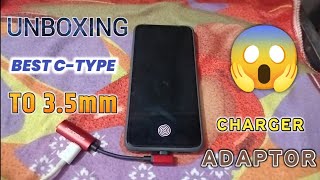 Best C -Type to 3.5mm Adaptor | Unboxing Kinsound 3.5mm & Charger Adapter