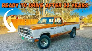 Abandoned Power Wagon gets roadworthy after sitting 22 years!