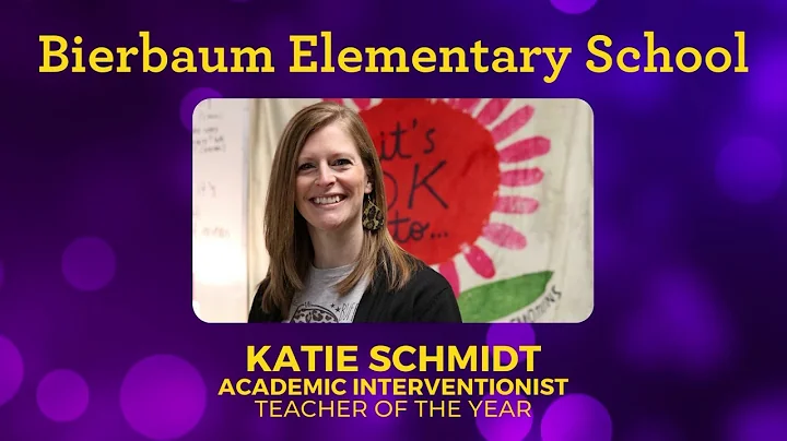 2022 Bierbaum Elementary Teacher of the Year: Katie Schmidt