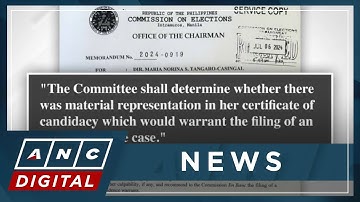 Comelec probes Mayor Alice Guo for possible misrepresentation in 2022 candidacy papers | ANC